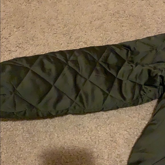 Army Green Bomber Jacket - Picture 3 of 5